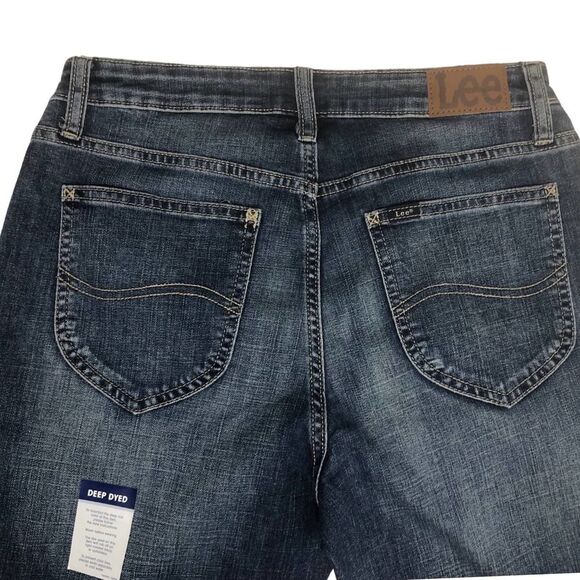 Lee NWOT Jean Capris 8M Denim Mid Rise Regular Fit - Picture 4 of 13